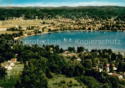 AK / Ansichtskarte Herrsching_Ammersee Fliegeraufnahme Herrsching Ammersee