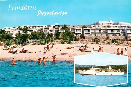 AK / Ansichtskarte Primosten Strandpartie Hotelanlage Primosten