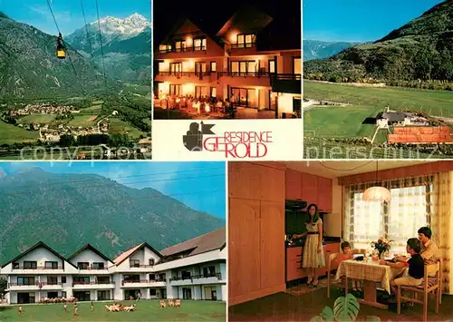 AK / Ansichtskarte Rabland Residence Gerold Gaststube Seilbahn Fliegeraufnahme Rabland