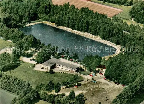 AK / Ansichtskarte Breyell Strandrestaurant Quellensee Waldfreibad Fliegeraufnahme Breyell