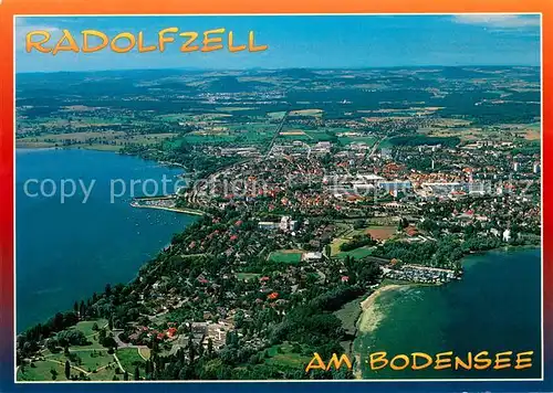 AK / Ansichtskarte Radolfzell_Bodensee Fliegeraufnahme Radolfzell Bodensee