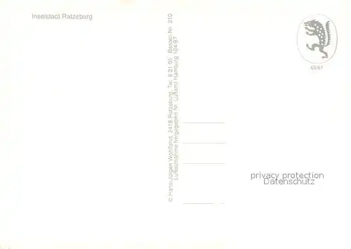 AK / Ansichtskarte Ratzeburg Fliegeraufnahme Ratzeburg