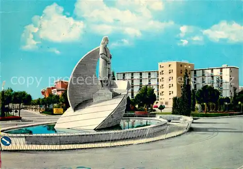 AK / Ansichtskarte Abano_Terme Hotel Astoria Monumento a Cristoforo Colombo Abano Terme