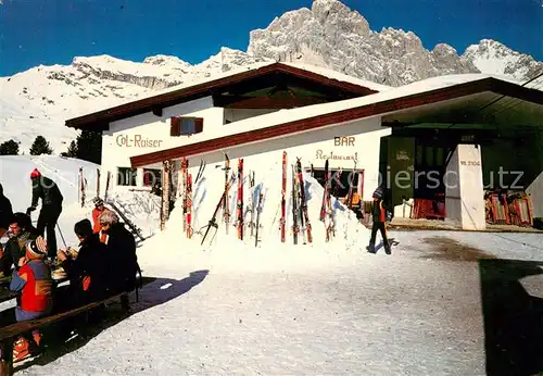 AK / Ansichtskarte Groedental_Tirol Schutzhaus Col Raiser Groedental 