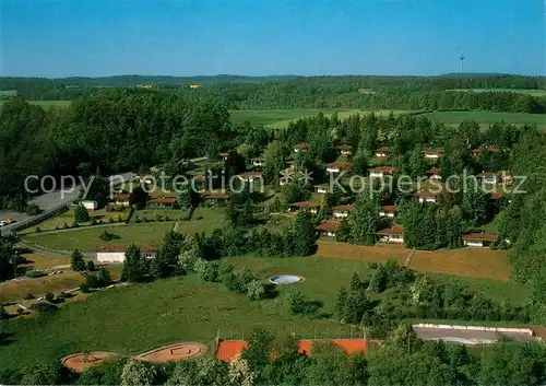 AK / Ansichtskarte Aschbach_Oberfranken Feriendorf im Naturpark Steigerwald Fliegeraufnahme Aschbach Oberfranken