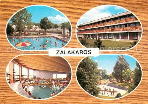 AK / Ansichtskarte Zalakaros_Ungarn Frei und Hallenbad Hotel 