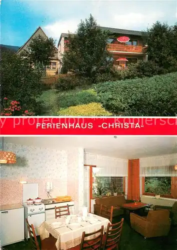 AK / Ansichtskarte Fredeburg_Schmallenberg Ferienhaus Christa Gaststube Fredeburg_Schmallenberg