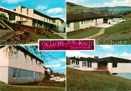 AK / Ansichtskarte Unterleinach Haus Bergfrieden Kinderheim Details 