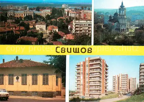 AK / Ansichtskarte Svichtov_Swischtov_Bulgaria Teilansichten Hochhaus Siedlung 