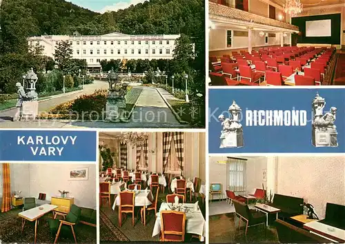 AK / Ansichtskarte Karlovy_Vary_Karlsbad Lazenske sanatorium Richmond Details 