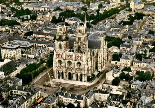 AK / Ansichtskarte Orleans_45_Loiret Vue aerienne de la Cathedrale Sainte Croix 