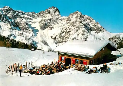 AK / Ansichtskarte Rotwandwiesenhuette Berghuette Dolomiten Rotwandwiesenhuette