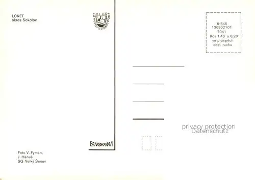 AK / Ansichtskarte Loket_Elbogen_Czechia Okres Sokolov 