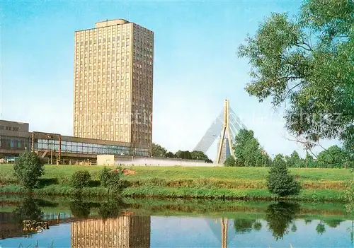 AK / Ansichtskarte Riga_Lettland Pressehaus Riga_Lettland