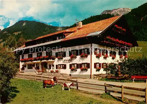 AK / Ansichtskarte Rubi_Oberstdorf Almenhof Cafe Gaestehaus Rubi_Oberstdorf
