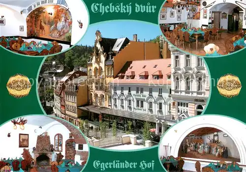 AK / Ansichtskarte Karlovy_Vary_Karlsbad Hotel Restaurant Egerlaender Hof 