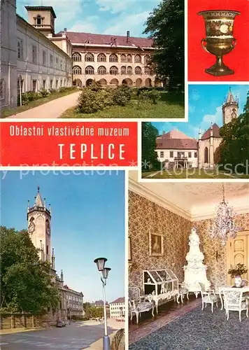 AK / Ansichtskarte Teplice Oblastni vlastivedne muzeum Teplice