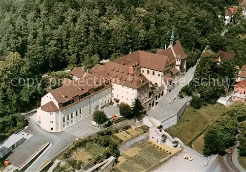 AK / Ansichtskarte Sigmaringen Franziskanerkloster Gorheim Fliegeraufnahme Sigmaringen