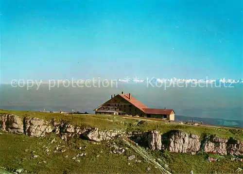 AK / Ansichtskarte Chasseral_BE Hotel du Chasseral Panorama Chasseral BE