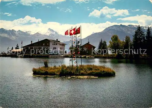 AK / Ansichtskarte Crans Montana Panorama Crans Montana