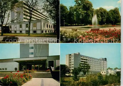 AK / Ansichtskarte Bad_Windsheim Sanatorium Frankenland der LVA Ober und Mittelfranken Park Eingang Bad_Windsheim