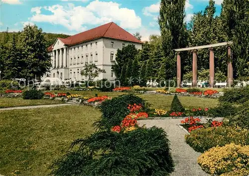 AK / Ansichtskarte Bad_Eilsen Sanatorium Eilsen der LVA Hannover Kurmittelhaus und Steingarten Bad_Eilsen