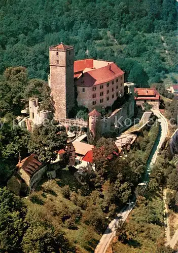 AK / Ansichtskarte Neckarmuehlbach Burg Guttenberg ueber dem Neckartal Neckarmuehlbach