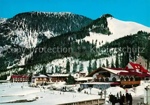 AK / Ansichtskarte Spitzingsee Teilansicht im Winter Spitzingsee