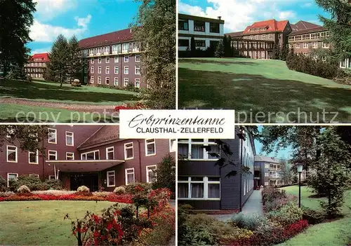 AK / Ansichtskarte Zellerfeld Fachklinik Erbprinzentanne Teilansichten Aussen Zellerfeld