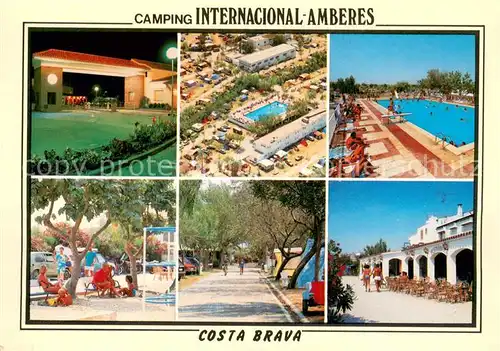 AK / Ansichtskarte Castello_d_Empuries Camping Internacional Amperes Swimming Pool Restaurant Castello_d_Empuries
