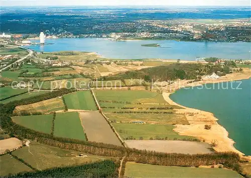AK / Ansichtskarte Busdorf Fliegeraufnahme Halbkreiswall von Haithabu Busdorf