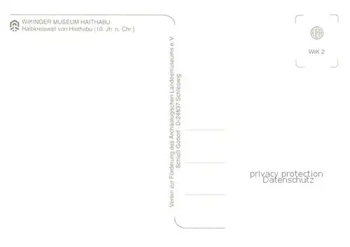 AK / Ansichtskarte Busdorf Fliegeraufnahme Halbkreiswall von Haithabu Busdorf