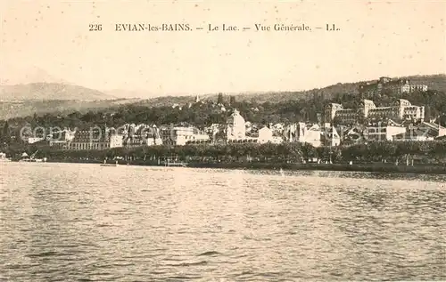 AK / Ansichtskarte Evian les Bains_74 Le Lac Vue generale 