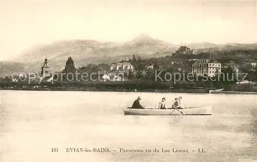 AK / Ansichtskarte Evian les Bains_74 Panorama vu du Lac Leman 