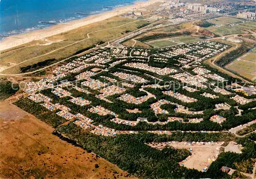 AK / Ansichtskarte Loosduinen Kampeerterrein Ockenburg Fliegeraufnahme Loosduinen