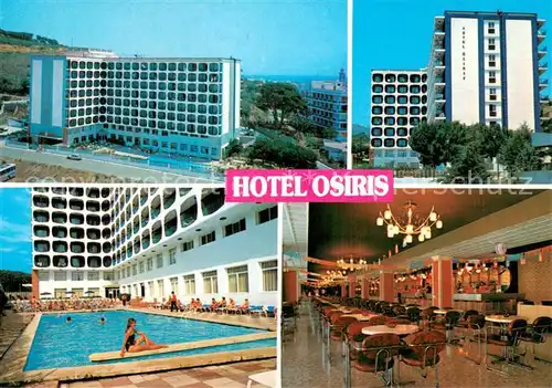 AK / Ansichtskarte Calella_de_Mar Hotel Osiris Pool Gastraum Bar Calella_de_Mar