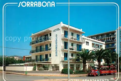 AK / Ansichtskarte Pineda_de_Mar Hotel Sorrabona Hotel Apartaments Pineda_de_Mar