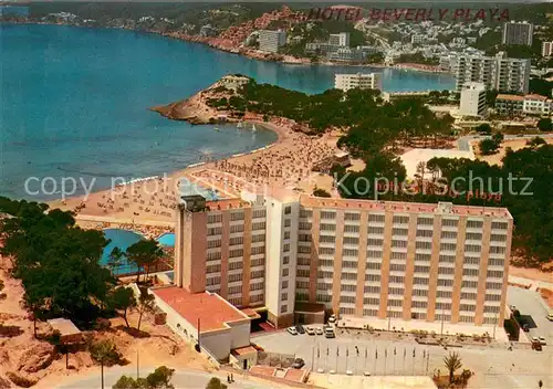 AK / Ansichtskarte Paguera_Mallorca_Islas_Baleares Hotel Beverly Playa Fliegeraufnahme Paguera_Mallorca