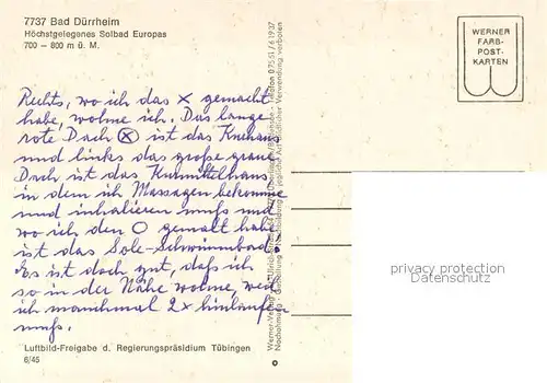 AK / Ansichtskarte Bad_Duerrheim Solbad Fliegeraufnahme Bad_Duerrheim