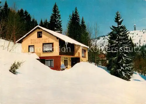 AK / Ansichtskarte Feldberg_1450m_Schwarzwald Ski Club Kehl Restaurant Bergstueble 