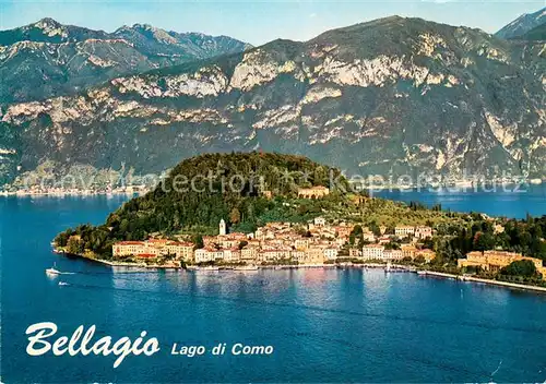 AK / Ansichtskarte Bellagio_Lago_di_Como_IT Panorama dall aereo 