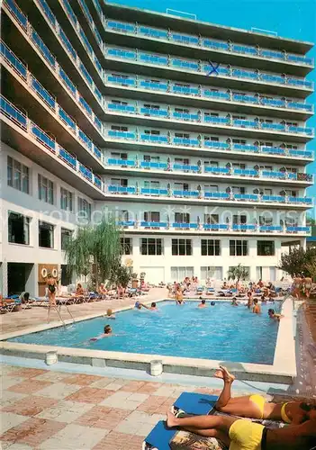 AK / Ansichtskarte Calella_de_Mar Hotel Oasis Park Pool Calella_de_Mar