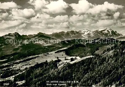 AK / Ansichtskarte St_Anton_Arlberg Blick zum Alpstein St_Anton_Arlberg