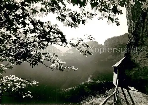 AK / Ansichtskarte Alpstein_GR Am Wildkirchliweg 