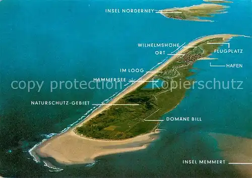AK / Ansichtskarte Juist_Nordseebad Fliegeraufnahme mit Insel Norderney Juist_Nordseebad