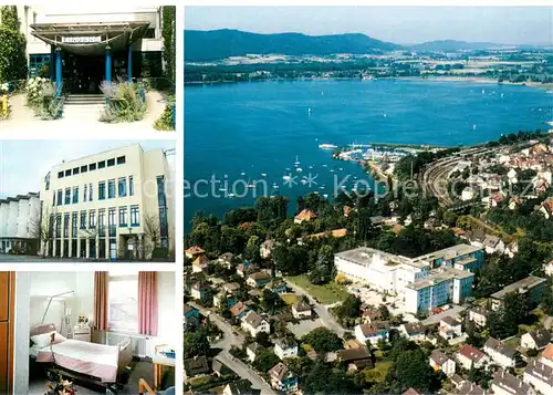 AK / Ansichtskarte Radolfzell_Bodensee Hegau Bodensee Klinikum Zimmer Fliegeraufnahme Radolfzell Bodensee