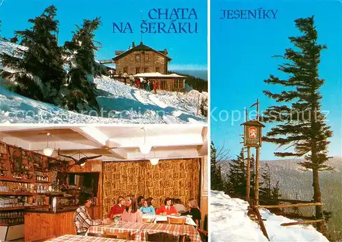 AK / Ansichtskarte Jesenik Chata na Seraku Berghaus Altvatergebirge Jesenik