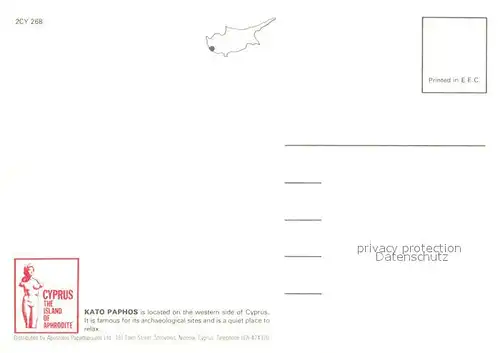 AK / Ansichtskarte Kato_Paphos Strassenpartie Kato Paphos