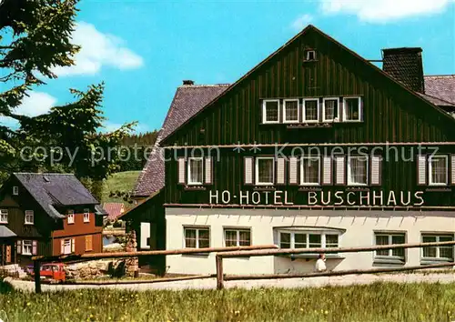 AK / Ansichtskarte Muehlleithen_Klingenthal HO Hotel Buschhaus Muehlleithen_Klingenthal