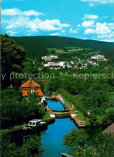 AK / Ansichtskarte Bad_Sooden Allendorf Die Werra mit Bad Sooden Bad_Sooden Allendorf